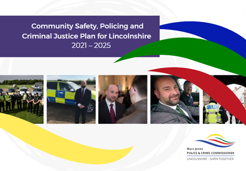 Police and crime plan document front cover