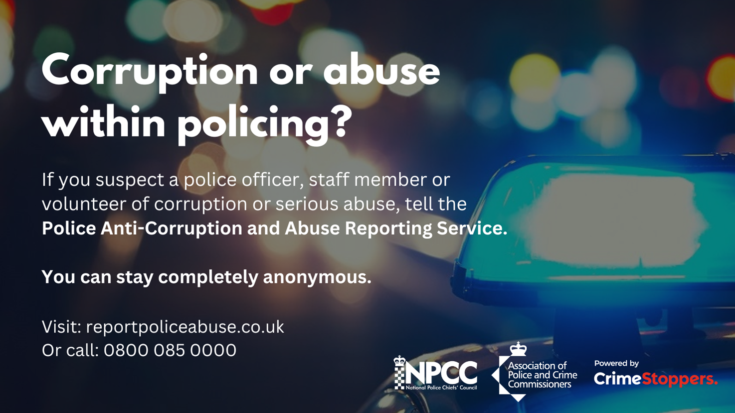 Lincolnshire Police and PCC Marc Jones launch national Police Anti-Corruption and Abuse Reporting Service  